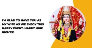 Happy Navratri Wishes For Wife