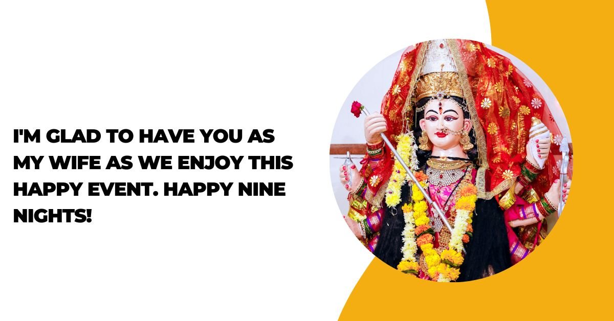 Happy Navratri Wishes For Wife