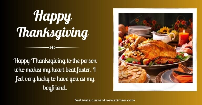 Thanksgiving Day Wishes To Boyfriend