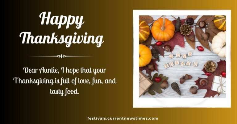Thanksgiving Wishes For Aunty