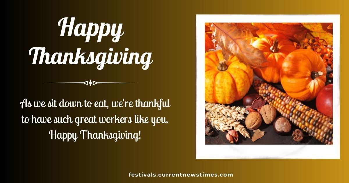 50 Top Thanks Giving Wishes For Employees - Happy Thanksgiving Wishes