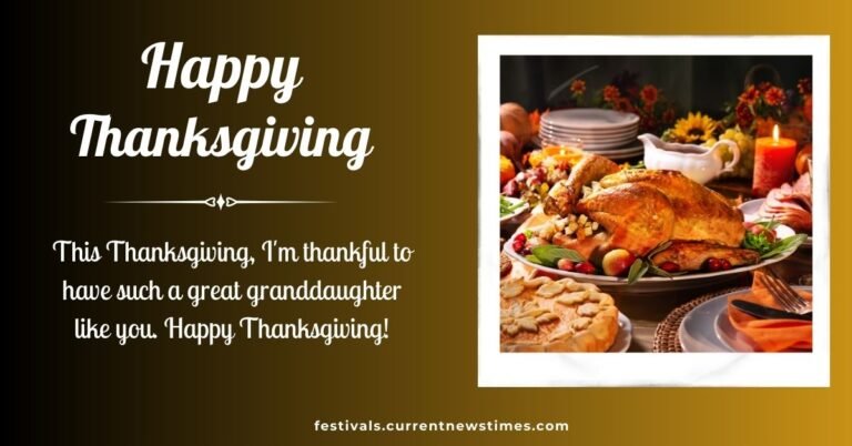 Thanksgiving Wishes For Granddaughter