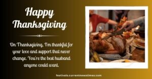 thanksgiving wishes for husband