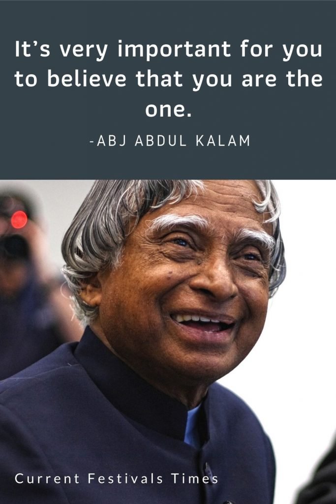 Top 131 Inspirational APJ Abdul Kalam Quotes – Current Festivals Times