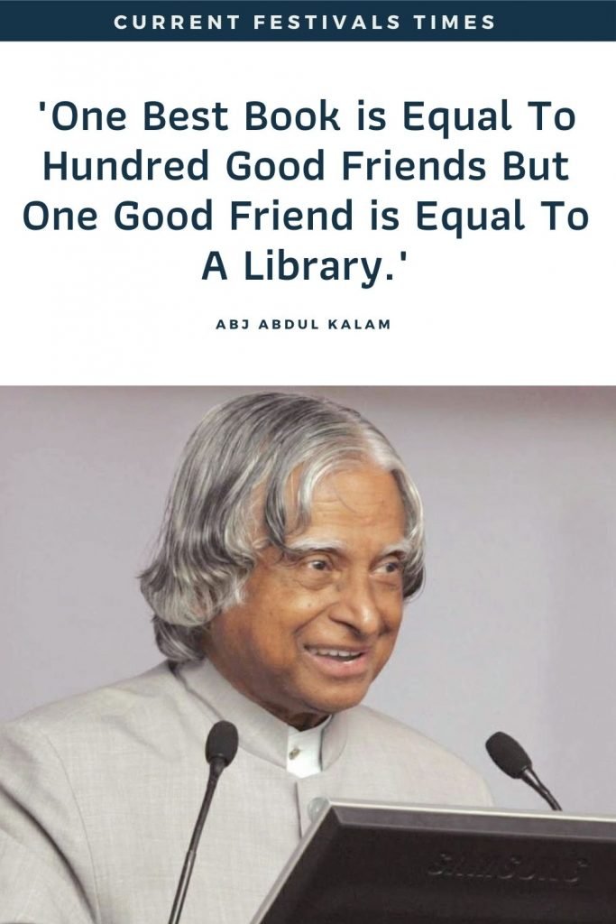 Top 131 Inspirational APJ Abdul Kalam Quotes - Current Festivals Times