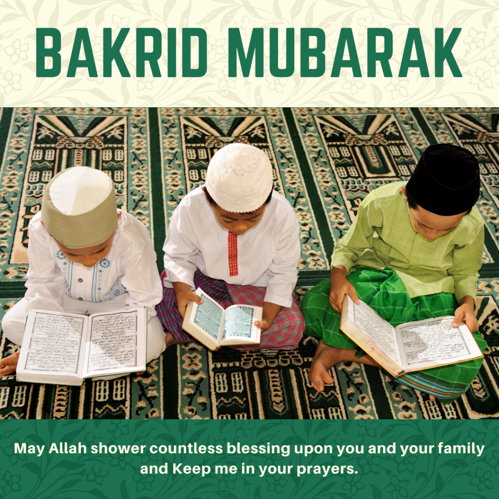 Bakrid mubarak quotes