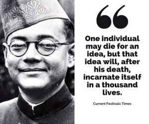 [Images] 25 Patriotic Netaji Subhas Chandra Bose Quotes & Slogans