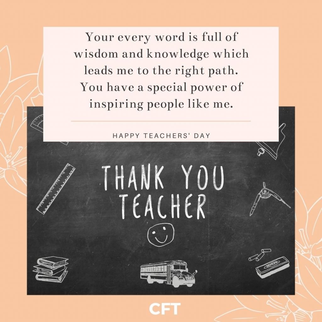 best thoughts for teachers day in english