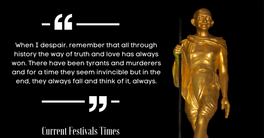 gandhi jayanti whatsapp quotes