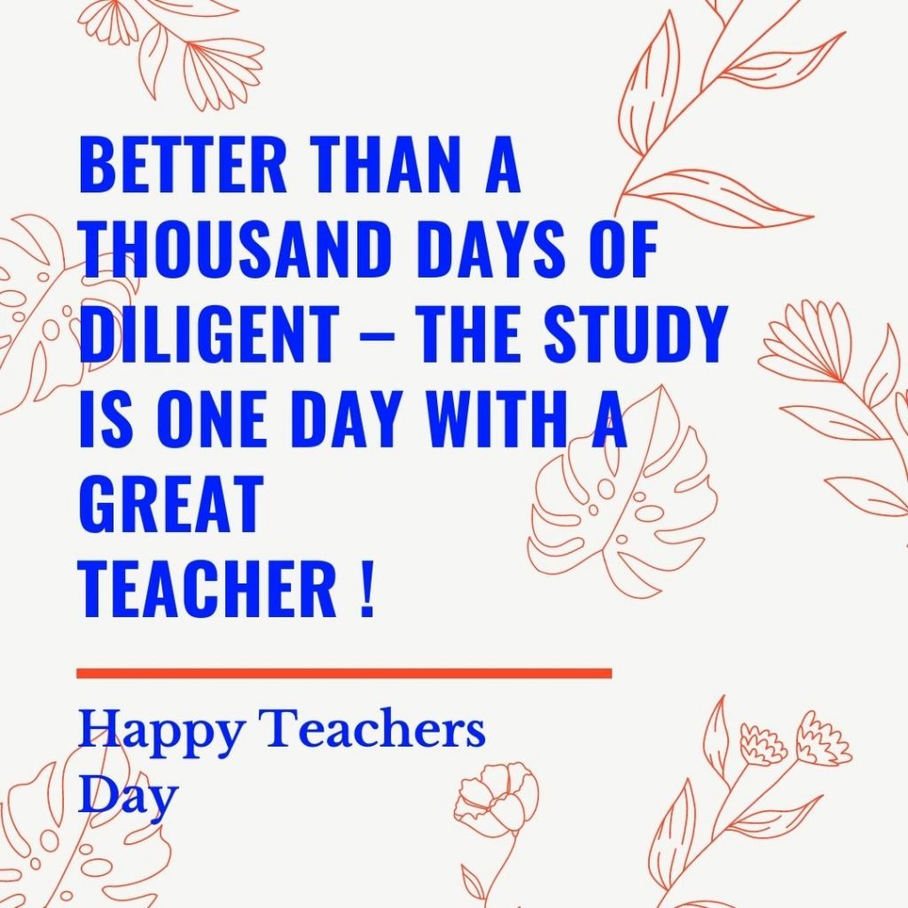 143 Catchy Teachers' Day Quotes, Wishes, Images, etc! - Page 8 of 13