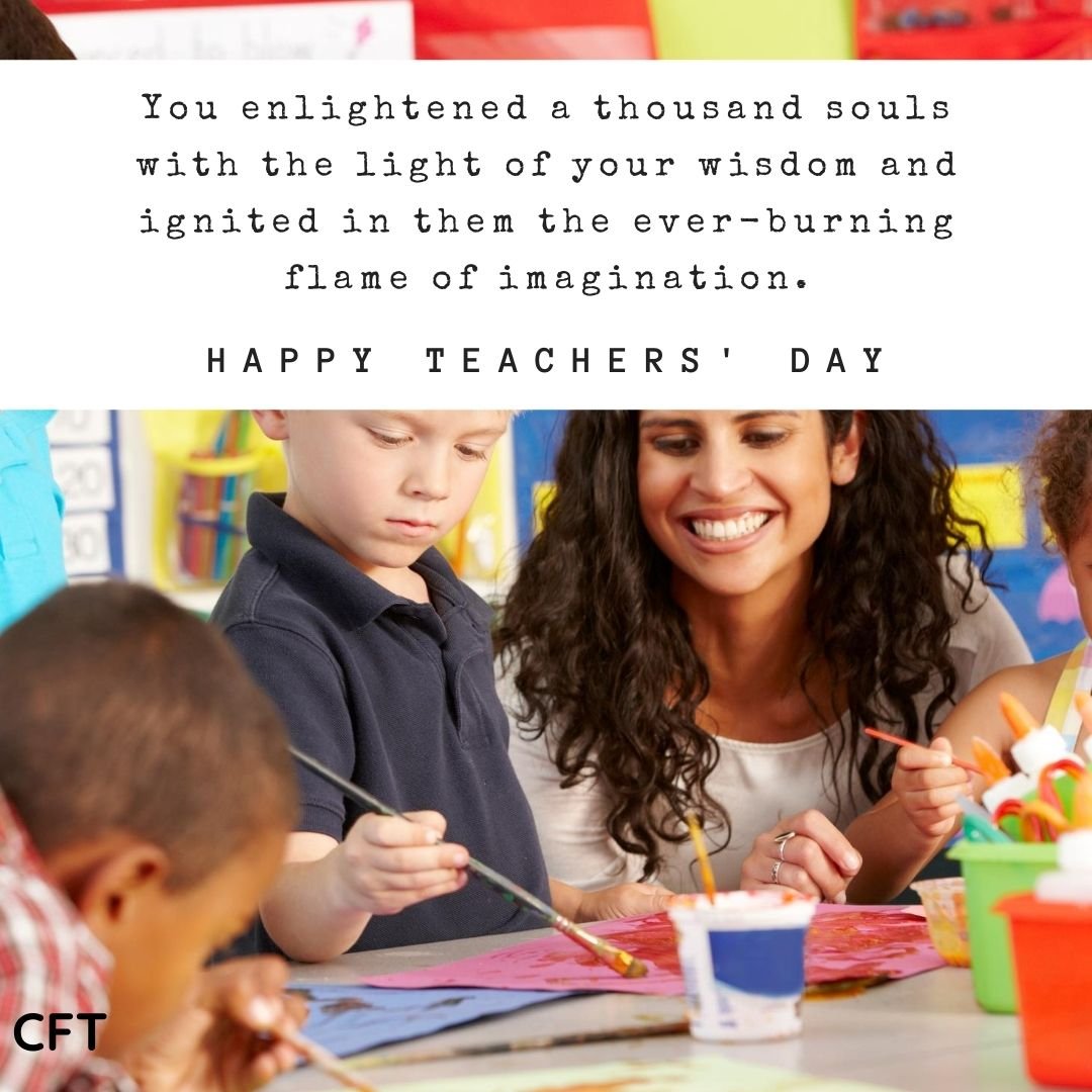 143 Catchy Teachers' Day Quotes, Wishes, Images, etc! - Page 8 of 13