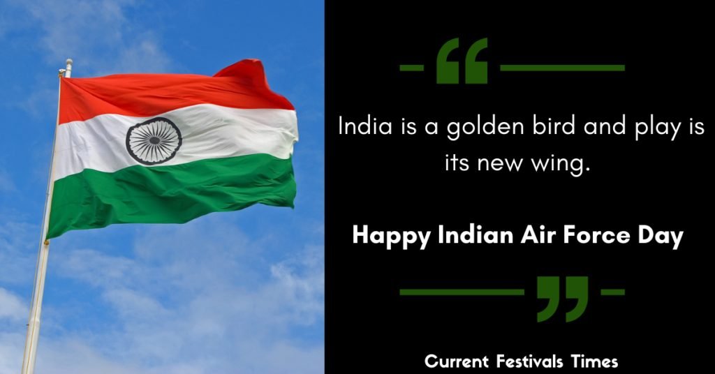 Indian Air Force Day Quotes Images 2020