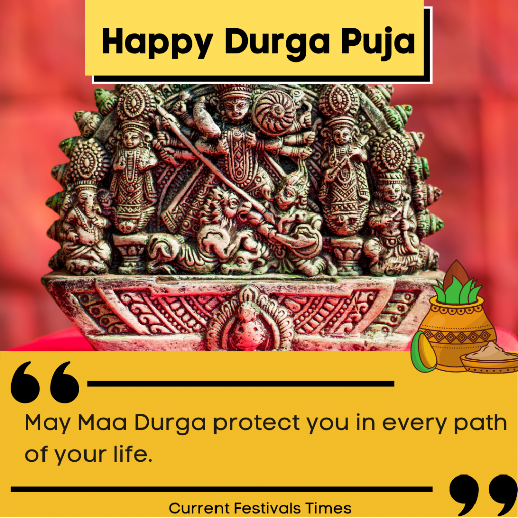 durga puja wishes image